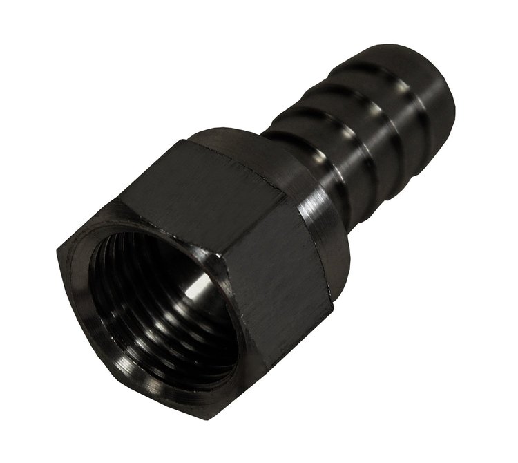 Barb Swivel Fitting -8AN Female x 1/2 Barb
