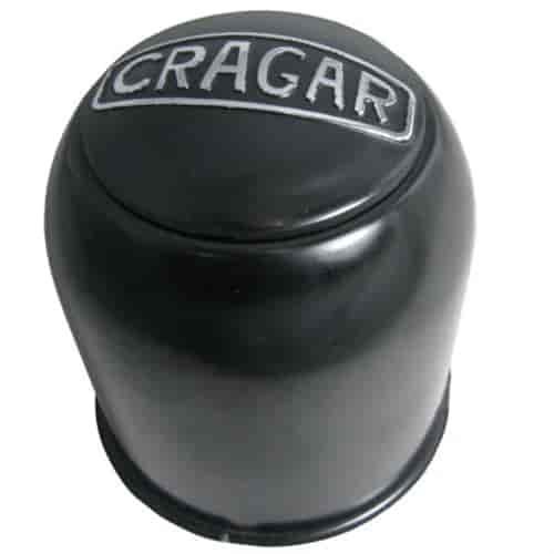 Black Center Cap Open End w/Logo Plug