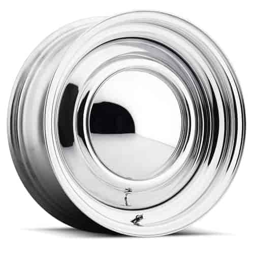 Chrome Smoothie Wheel Size: 14" x 7" Bolt Pattern: 5 x 4-1/2" & 4-3/4" Rear Spacing: 4" Offset: 0