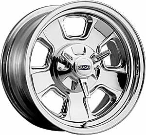 Street Pro 390 Series Wheel Size: 15" x 10" Bolt Circle: 5 x 5" /135mm Rear Spacing: 4-1/4"