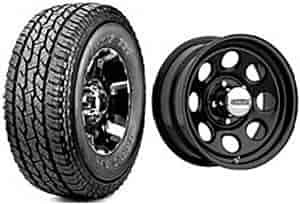 WHEEL & TIRE PACKAGE Includes: 4 -Cragar Soft 8 Wheel- 15" x 8"