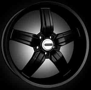 Series 701B-Matte Black Finish Size: 20" x 9"