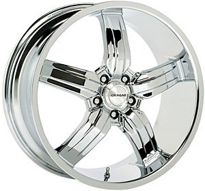 701 Series Chrome Wheel Size: 20" x 9"