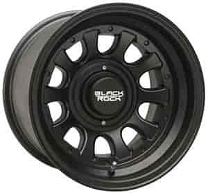 Satin Black Type D Wheel Size: 15" x 8"