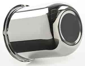 Chrome Steel Center Cap Push-Thru 2.950" Diameter Fits 4-lug Wheels