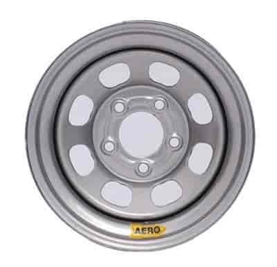 50 Series 15" x 8" Silver Roll-Formed Race Wheel