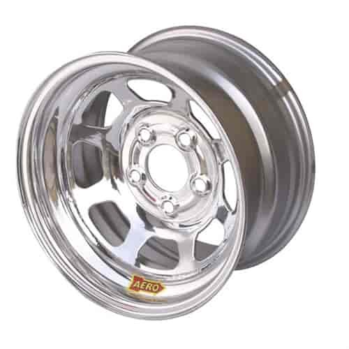 50 Series 15" x 8" Chrome Roll-Formed Race Wheel