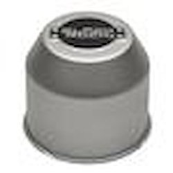 Steel Push Through Center Cap Silver