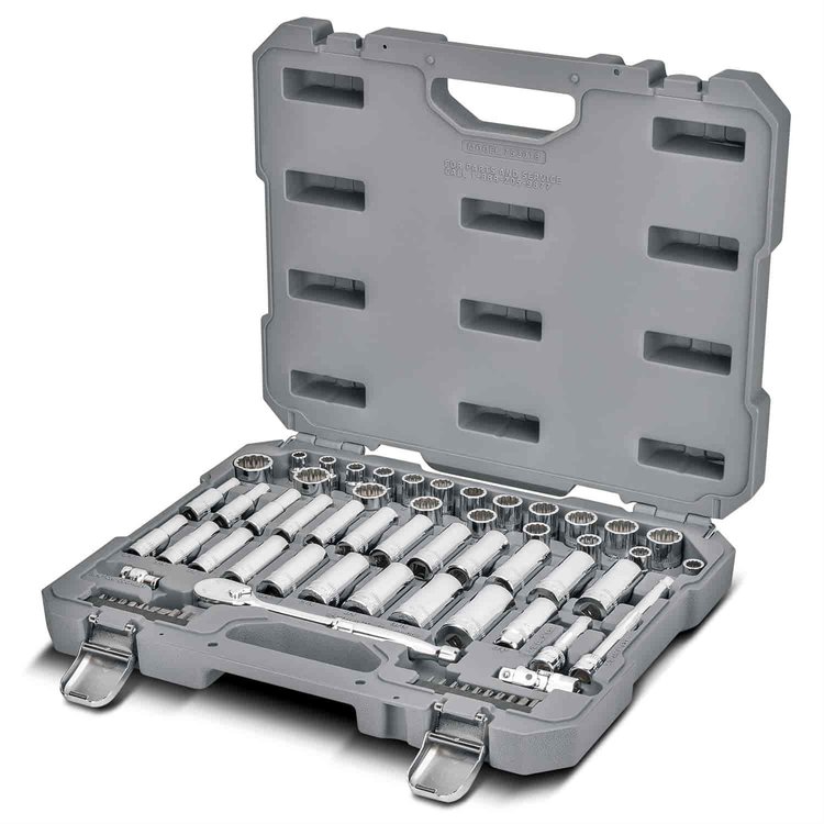 68-Piece 3/8 in. Drive SAE/Metric Master Mechanics Tool Set