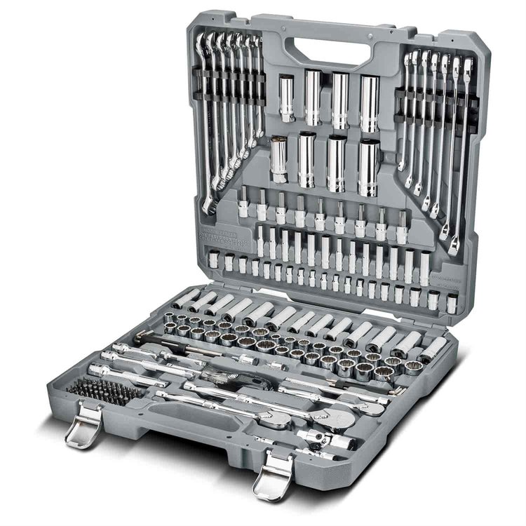 205-Piece SAE/Metric Master Mechanics Tool Set