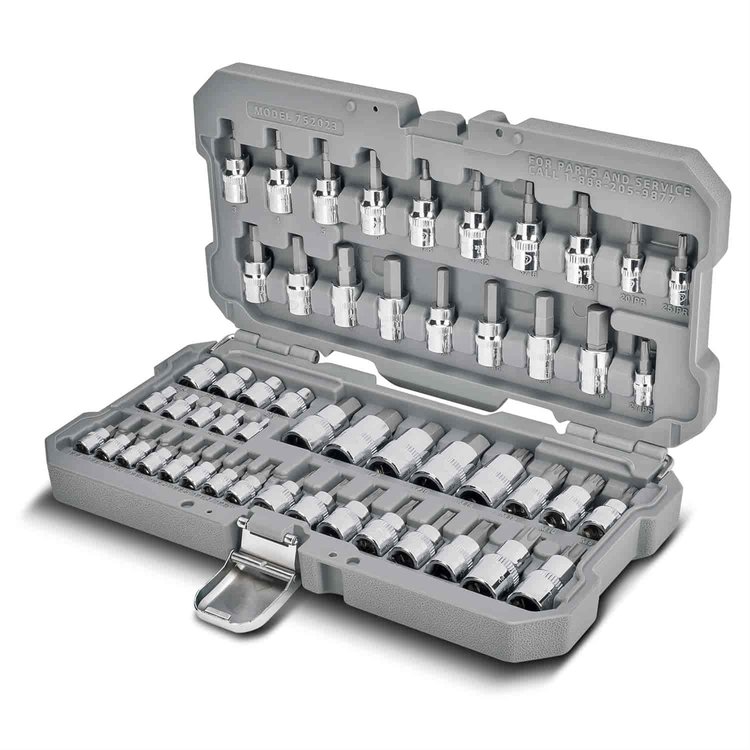 52-Piece SAE/Metric Master Bit Socket Set