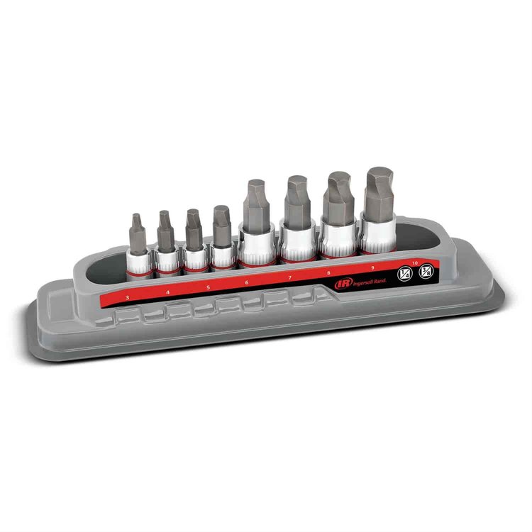 8-Piece Tech Solutions Metric Bit Socket Set