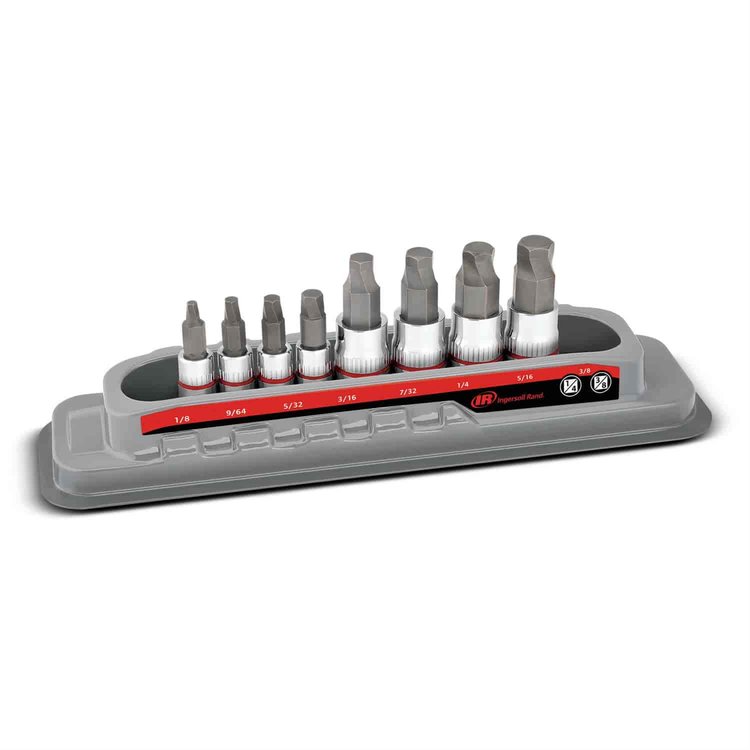 8-Piece Tech Solutions SAE Bit Socket Set