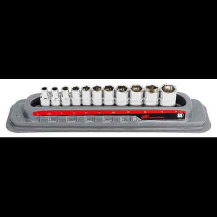11-Piece 1/4 in. Drive Shallow Metric Socket Set