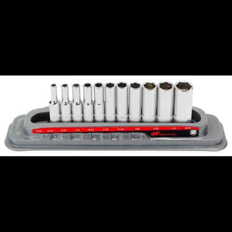 11-Piece 1/4 in. Drive Deep SAE Socket Set