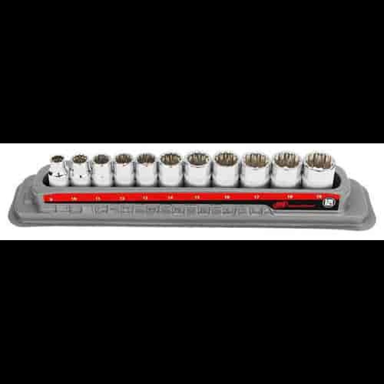11-Piece 3/8 in. Drive Shallow Metric Socket Set