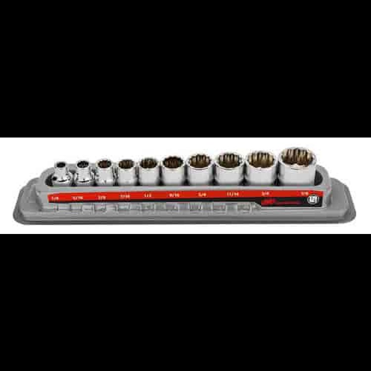 10-Piece 3/8 in. Drive Shallow SAE Socket Set