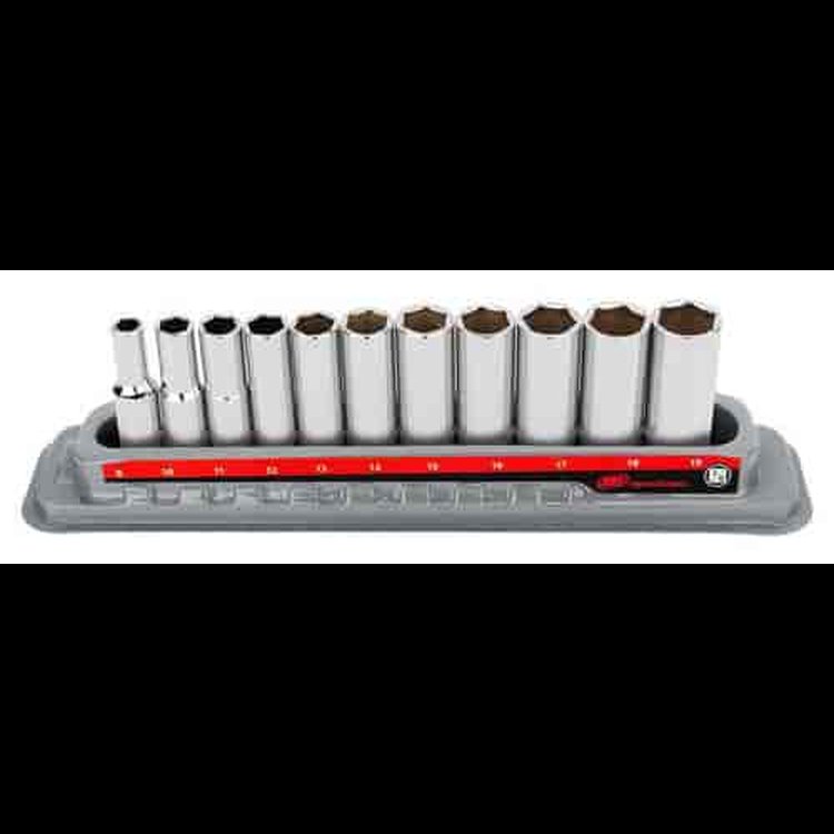 11-Piece 3/8 in. Drive Deep Metric Socket Set