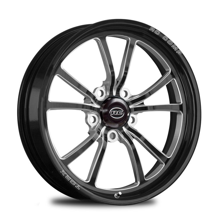 CS74532-01E Torx Eclipse Front Wheel [Size: 17" x 4.50"] Black Anodized w/ Machined Accents