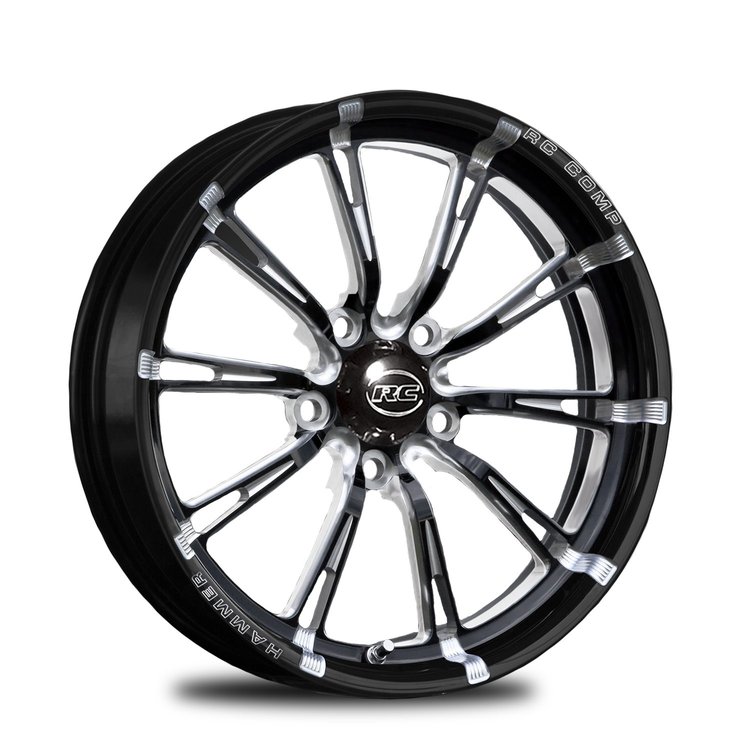 CS74532-03E Hammer Eclipse Front Wheel [Size: 17" x 4.50"] Black Anodized w/ Machined Accents