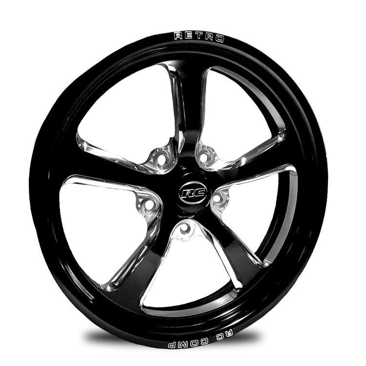 CS74532-10E Retro Eclipse Front Wheel [Size: 17" x 4.50"] Black Anodized w/ Machined Accents