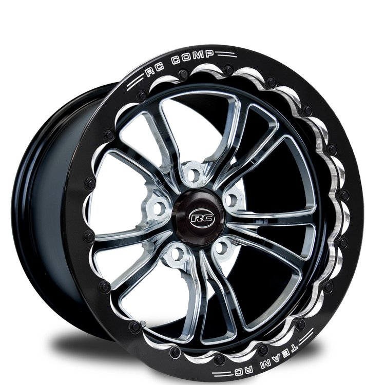 CFD77C2Q1E-01E StreetFighter Torx Single-Beadlock Rear Wheel [Size: 15" x 10"] Eclipse Finish