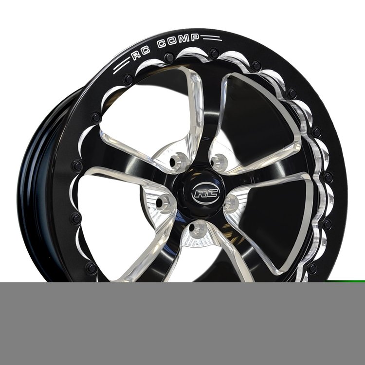 CFD77C2Q1E-10E StreetFighter Retro Single-Beadlock Rear Wheel [Size: 15" x 10"] Eclipse Finish