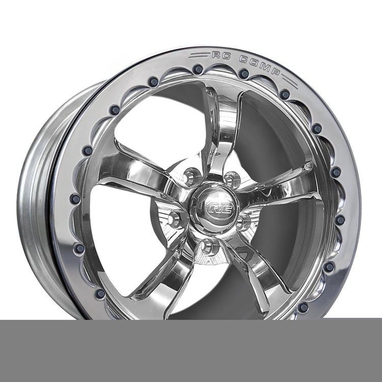 CFR72C2Q1E-10C StreetFighter Retro Single-Beadlock Rear Wheel [Size: 17" x 10"] Chrome Finish