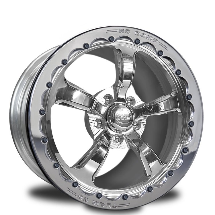 CFR72C5Q1P-10P StreetFighter Retro Single-Beadlock Rear Wheel [Size: 17" x 10"] Polished Finish