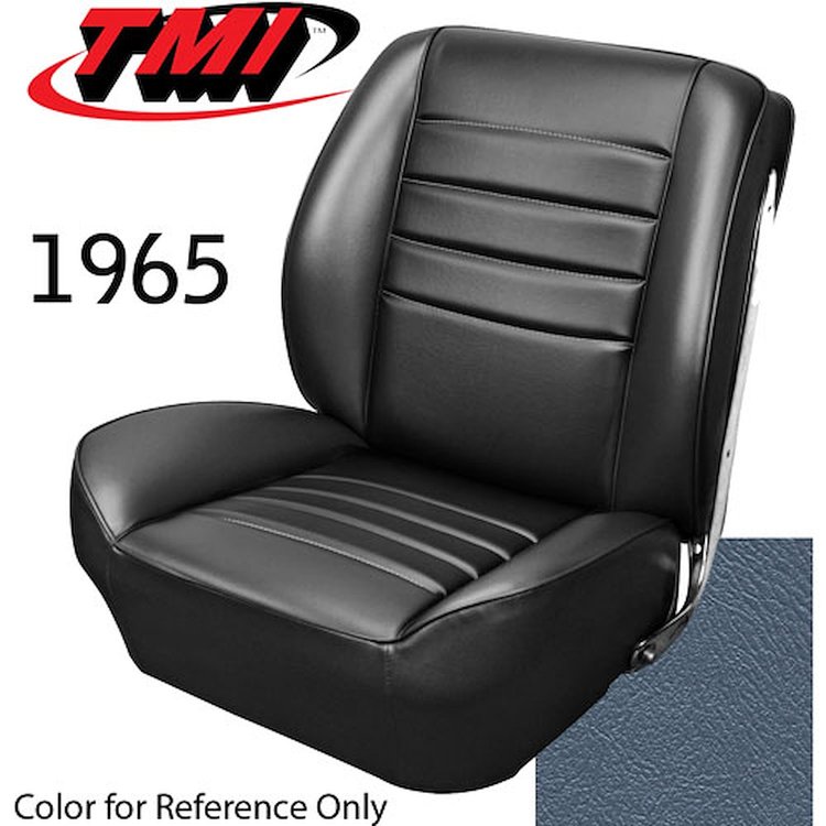 43-82805-2302 LIGHT BLUE - CHEVELLE 1965 COUPE OR CONVERTIBLE SPORT SEAT FRONT BUCKETS 1 PAIR
