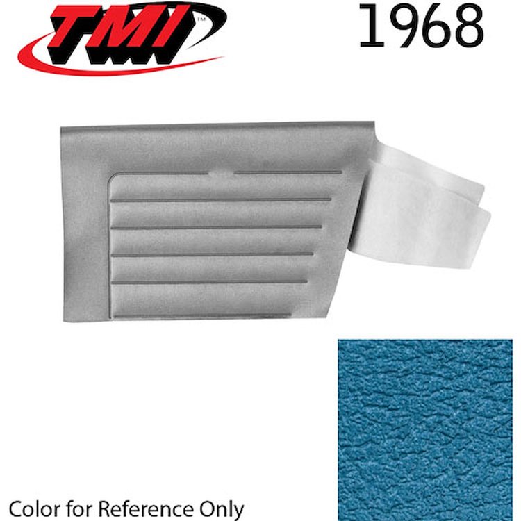 10-8138-3295 PARRCHMENT PEARL METALLIC - 1968 CAMARO CONVERTIBLE STANDARD REAR QUARTER TRIM PANELS O