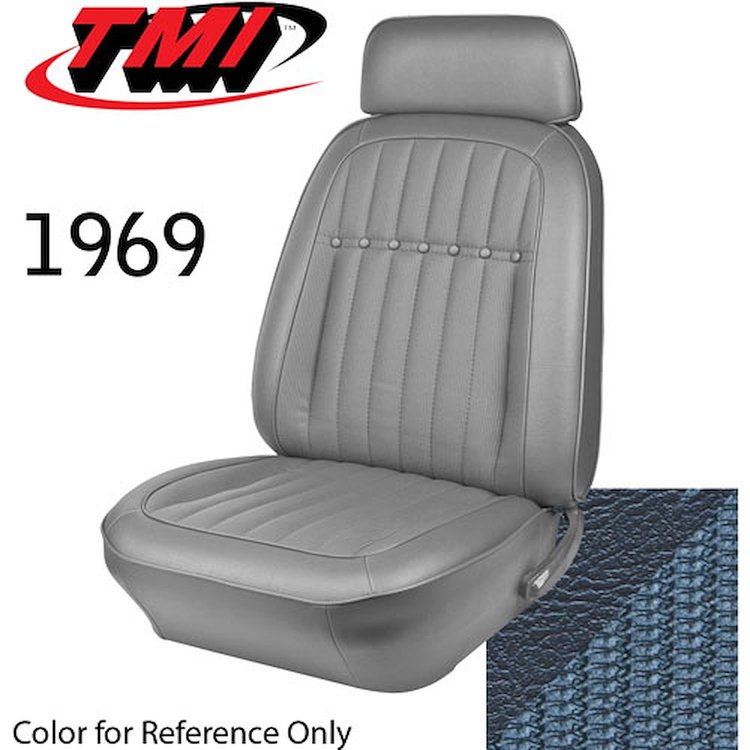 43-80129-3598-9012 DARK BLUE COMFORTWEAVE/MADRID - 1969 CAMARO COUPE DELUXE FULL SET
