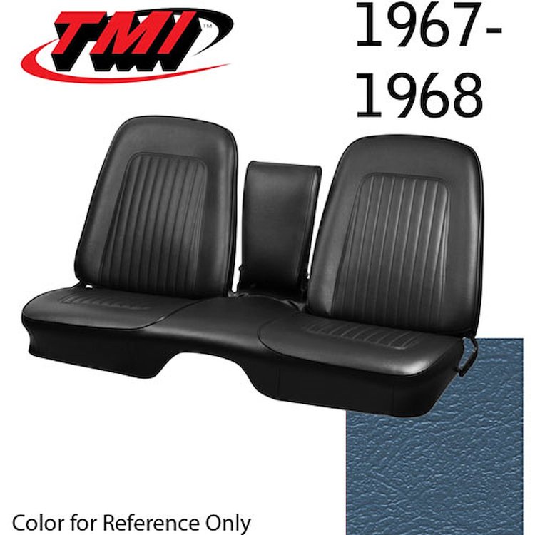 43-80307-2309 BRITE BLUE MADRID 1967 - CAMARO STANDARD FRONT BENCH SEATS ONLY
