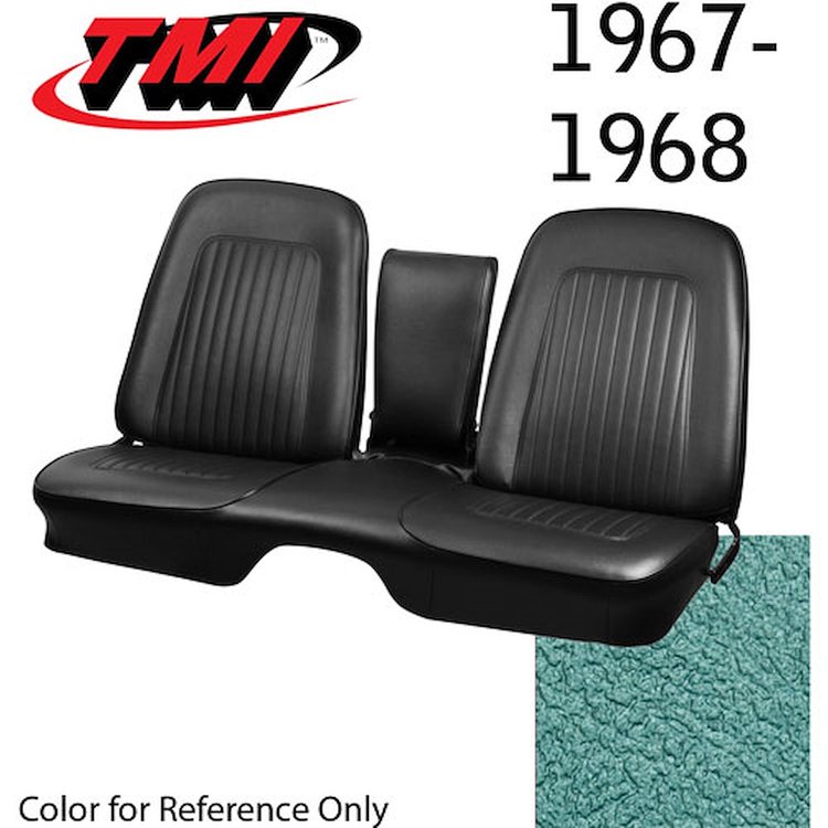 43-80307-3046 TURQUOISE METALLIC MADRID 1967-68 - CAMARO STANDARD FRONT BENCH SEATS ONLY