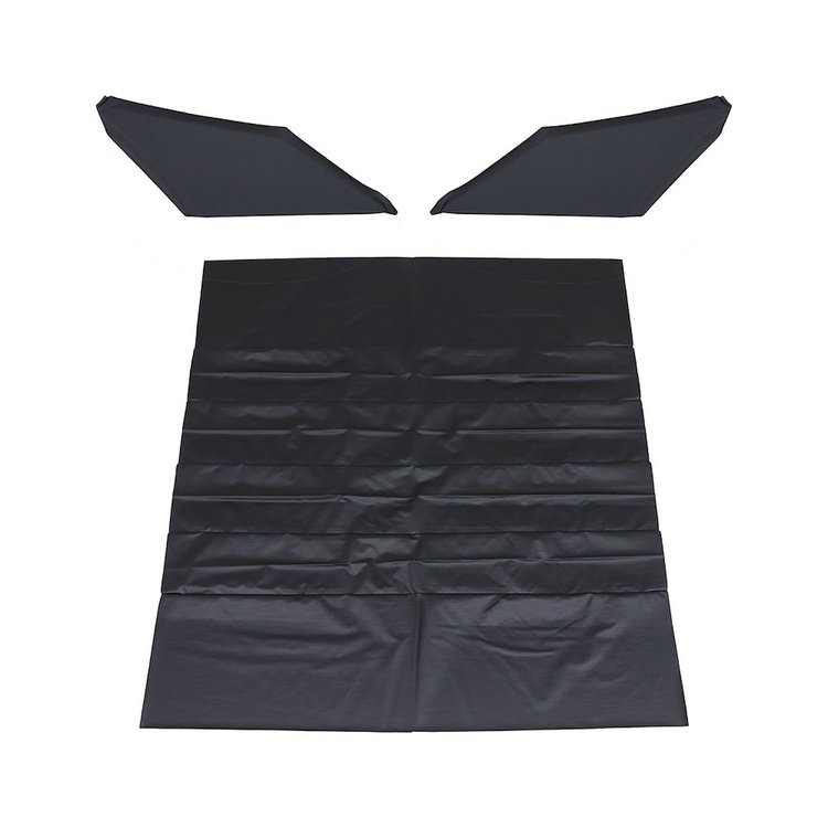 20-8058SET-600 BLACK - 1968-69 COUPE HEADLINER & SAIL PANELS SET COMPLETE READY TO INSTALL
