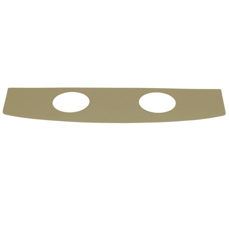 10-7027-2613 PARCHMENT - 1965-67 MUSTANG UPHOLSTERED PACKAGE TRAYS WITH 6X9 HOLES