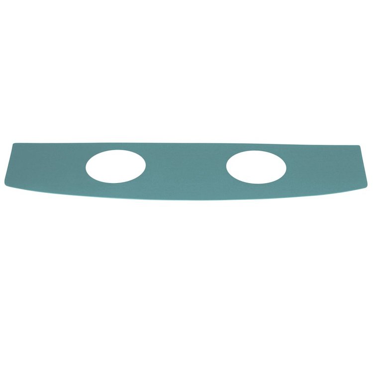 10-7027-2929 TURQUOISE - 1965-67 MUSTANG UPHOLSTERED PACKAGE TRAYS WITH NO HOLES