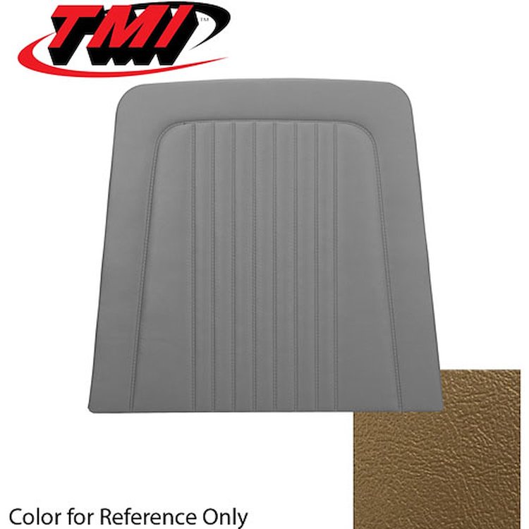 10-7408-3448 NUGGET GOLD - 68 MUSTANG STANDARD UPHOLSTERY COUPE CONVERTIBLE & 2+2 FASTBACK BACK VIEW