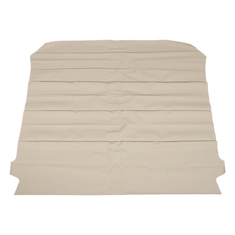 20-7255-837 PARCHMENT - 64 1/2-68 2+2 FASTBACK MUSTANG HEADLINER MOONSKIN GRAIN