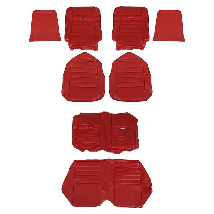 43-70125-957 RED - 64 1/2-66 MUSTANG COUPE FULL SET