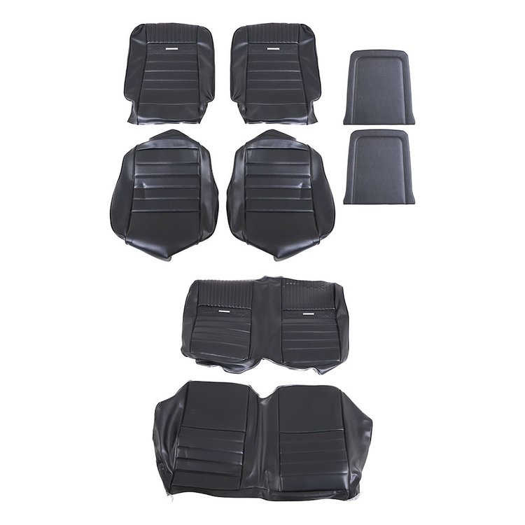 43-70125-958 BLACK - 64 1/2-66 MUSTANG COUPE FULL SET
