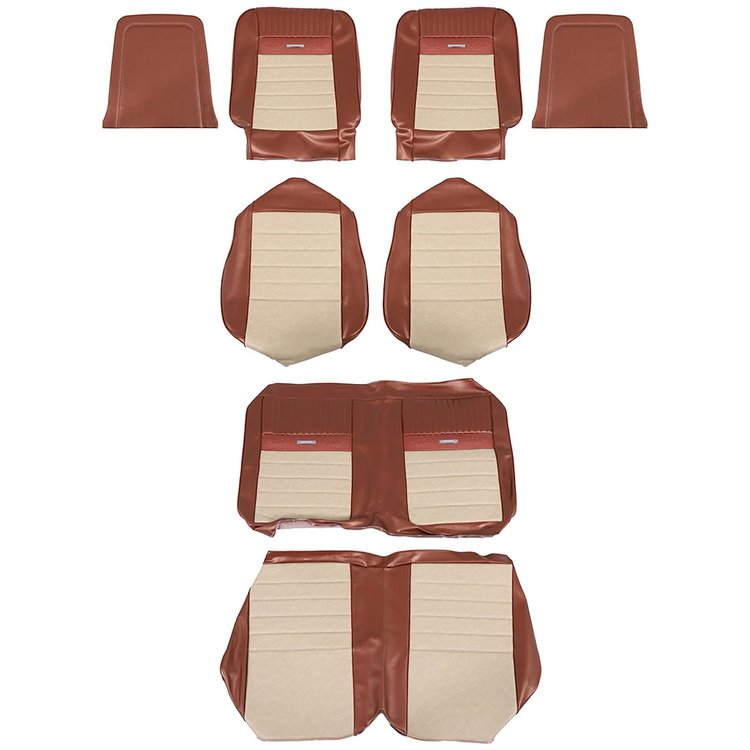 43-71125-2921-2613 EMBER./PARCH - 64 1/2-66 MUSTANG CONVERTIBLE FULL SET