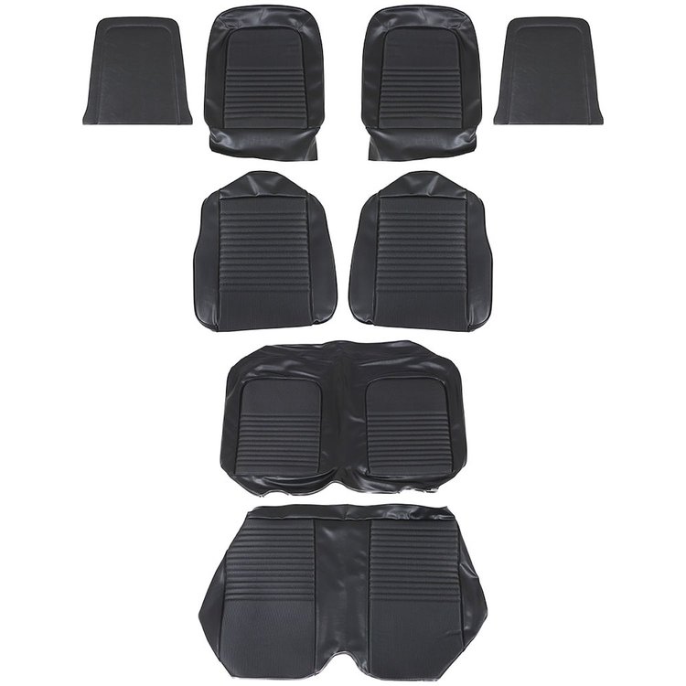 43-71127-958-801 BLACK - 67 MUSTANG CONVERTIBLE FULL SET