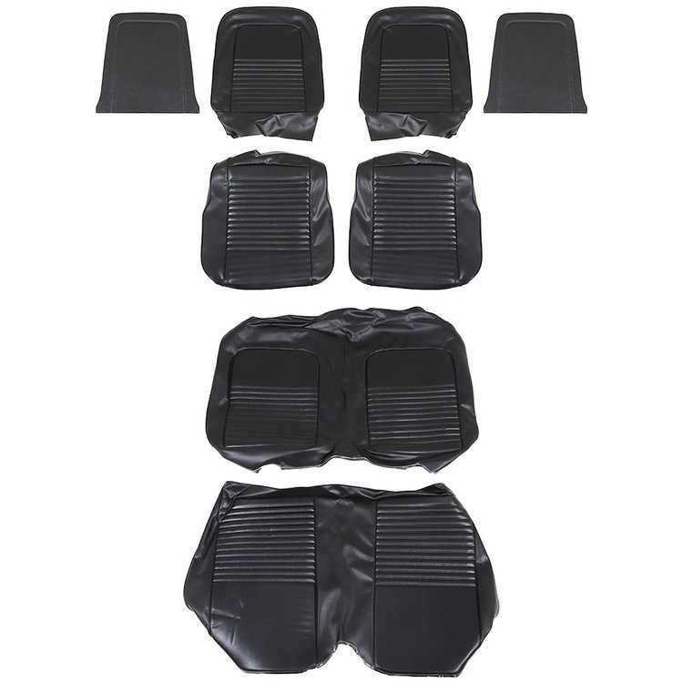 43-71227-958 BLACK - 67 MUSTANG CONVERTIBLE FULL SET