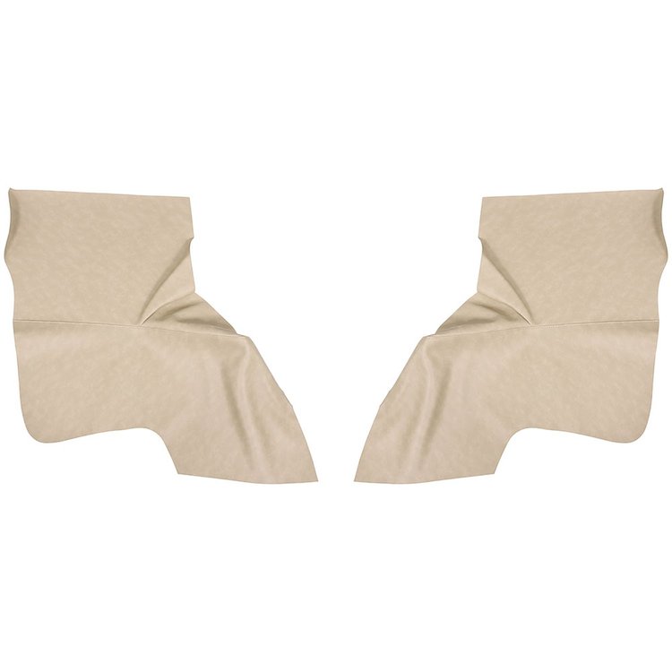43-71815-2613 PARCHMENT - 1964 1/2-68 MUSTANG CONVERTIBLE PAIR SIERRA VINYL