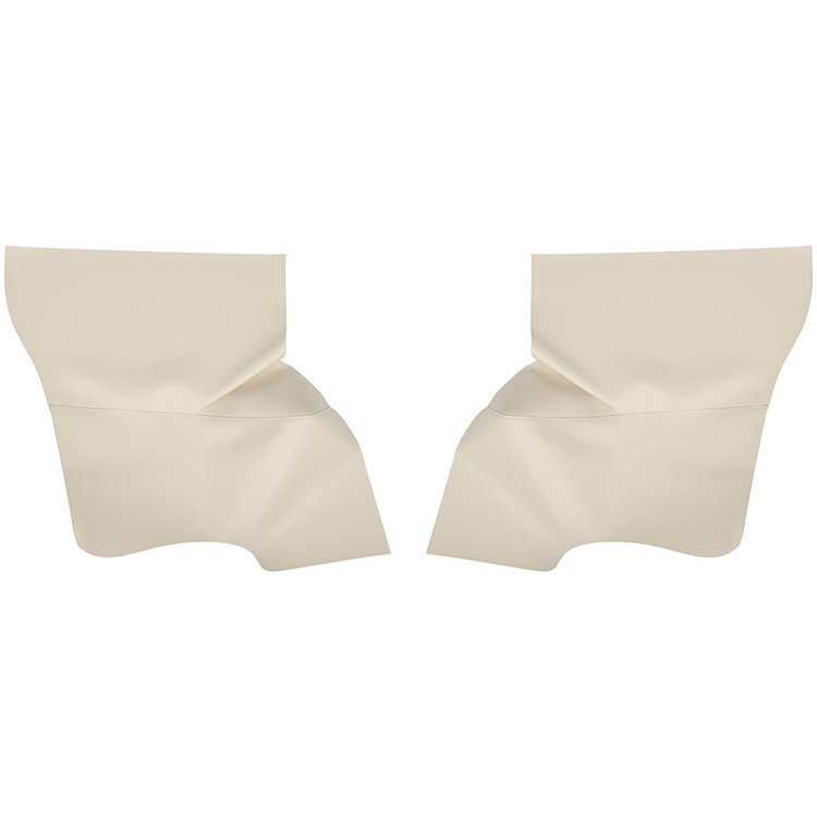 43-71819-4062 WHITE - 1969-70 MUSTANG CONVERTIBLE PAIR CORINTHIAN VINYL