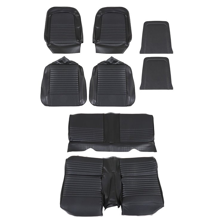43-72127-958-801 BLACK - 67 MUSTANG 2+2 FASTBACK FULL SET