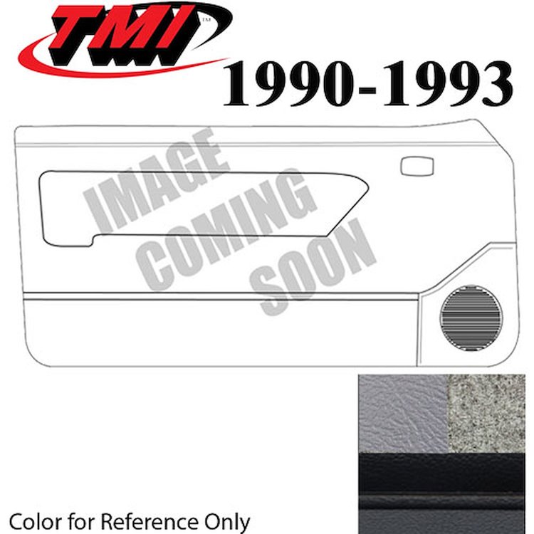10-74000-972-857-22S TITANIUM GRAY W/GRAY/BLACK STRIPE/GRAY MAP POCKET - 1990-93 MUSTANG CONVERTIBLE