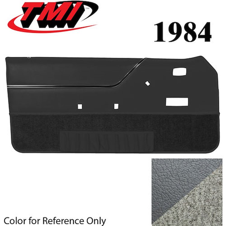 10-74104-955-857 CHARCOAL GRAY WITH GRAY CARPET 1984 - 1984 MUSTANG CONVERTIBLE DOOR PANELS POWER WINDOWS POWER DOOR LOCKS