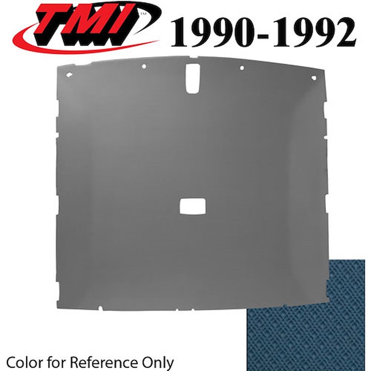 20-73000-1565 CYRSTAL BLUE FOAM BACK TIER GRAIN VINYL - 1990-92 MUSTANG COUPE HEADLINER CYRSTAL BLUE FOAM BACK TIER GRAIN VINYL